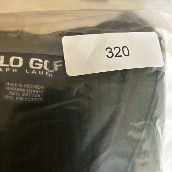 VNTG 90's Polo Ralph Lauren Sweater Vest Men's Large Golf Polo Crest Green Knit - Picture 10 of 10